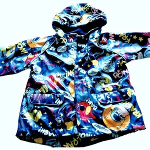 The Children's Place Comic Book Rain Jacket - Size 12M